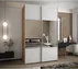 Posuvná skříň se zrcadlem Lux 4 150