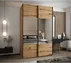 Posuvná skříň se zrcadlem Lux 4 150