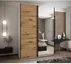 Šatní skříň s posuvnými dveřmi se zrcadlem Lux 3 180