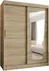 Šatní skříň s posuvnými dveřmi se zrcadlem Moka 150 cm