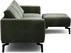 Sofa 3-osobowa z pufą Cosy