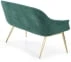 Sofa Elegance 2 XL do salonu ciemny zielony