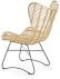 Odpočinková židle Indiana přírodní ratan
