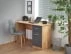 Jednodrzwiowe biurko z szafką i szufladą do biura lub gabinetu Elmo
