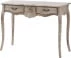 Elegantní konzolový stolek se zásuvkami na vysokých nohách do obývacího pokoje nebo ložnice Merano