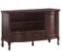 Elegantní 1-dvířkový TV stolek v klasickém stylu se zásuvkami a výklenky do obývacího pokoje Gerard