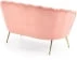 Čalouněná pohovka Amorinito XL světle růžová