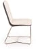 Elegantní židle do jídelny na ocelových nohách K-390