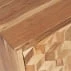 Drewniana komoda z półkami do salonu Avola 3D