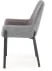 Wygodne krzesło tapicerowane z podłokietnikami do jadalni K-439