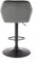 Moderní čalouněná barová židle s opěrkou na nohy do jídelny H-103