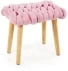 Čalouněná stolička Yeti do obývacího pokoje růžová