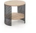 Malý konferenční stolek Trafica do obývacího pokoje přírodní s černou