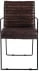 Krzesło tapicerowane Avola Chestnut