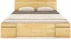 Dřevěná postel borovicová 200 se zásuvkami do ložnice Sparta maxi & dr