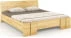 Łóżko drewniane sosnowe do sypialni Vestre maxi & long 200