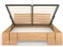 Dřevěná postel buková 140 s úložným prostorem do ložnice Vestre maxi & st