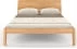 Łóżko 140 drewniane bukowe do sypialni Agava