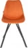 Krzesło Franky aksamit pomarańczowy