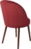 Krzesło Barbara aksamit czerwony