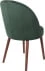 Krzesło Barbara aksamit zielony