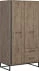 Prostorná dvoudveřová skříň se šuplíky do obývacího pokoje Luton