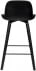 Krzesło barowe niskie czarne Albert Kuip