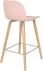 Krzesło barowe niskie różowe Albert Kuip