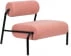 Fotel różowy Lekima