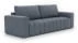 Elegantní prošívaná pohovka pro každodenní spaní s mechanismem rozkládání typu DL a úložným prostorem na lůžkoviny Lazaro 