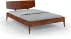 Dwuosobowe łóżko 200 drewniane bukowe do sypialni Sund
