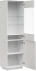 Vysoká vitrína dvoudvířková s ozdobným rámem do obývacího pokoje FL Smart