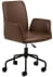 Tapicerowane krzesło obrotowe na kółkach do biura Ourense