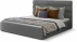 Čalouněná postel do ložnice 180 Caramel (kovový rošt, plynové písty, úložný prostor)