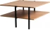 Konferenční stolek Rave Solid Wood hnědý 80x80
