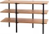 Konzolový stolek Rave Solid Wood hnědý se třemi policemi 110x45