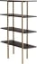 Regál Rave Solid Wood hnědý 110x35