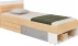 Praktická postel 90 se zásuvkami a výklenky do studentského / dětského pokoje Pixel