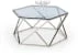 Designérský konferenční stolek Cristian do obývacího pokoje kouřené sklo
