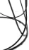 Okrągła ława Nubira do salonu biały marmur-czarny
