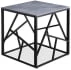 Designérský čtvercový konferenční stolek Universe 2 do obývacího pokoje šedý mramor