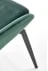 Tapicerowane krzesło K479 do jadalni ciemny zielony