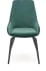 Tapicerowane krzesło K479 do jadalni ciemny zielony