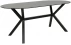 Duży nowoczesny stół na metalowych nogach do jadalni Apryl