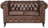 Sofa 2-osobowa Chesterfield Oxford z funkcją spania
