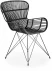 Krzesło ogrodowe K-335 czarne