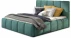 Čalouněná postel s pružinovými písty do ložnice (dřevěný rošt) 140 Edvige