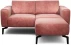 Sofa 2-osobowa z pufą Cosy
