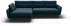 Rohová sedacia súprava Solano ľavostranná s funkciou spania typu DL a úložným priestorom na posteľnú bielizeň