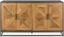 Czterodrzwiowa komoda z szufladami do salonu Indus